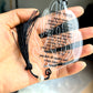 Fire 10pcs Prayer of the Way Hebrew Transparent Souvenir Pendant with Tassel & String Hamsa Custom Bar Mitzvah Gift Thanksgiving