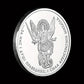The Heart of The Righteous The Power of The Archangel Michael Is with Us Souvenir Coin Silvery Plated Commemorative Coin
