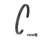 New Classic Simple Men Bracelet Open Adjustable Glossy Stainless Steel Bracelet BR1133