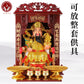Wall Hung Buddhist Niche Assembly Shrine Household Worship Platform Buddha Statue Shrine Hanging Cabinet Home Temple Altar