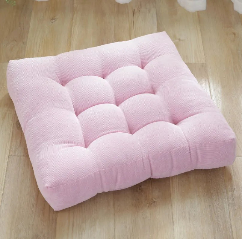 Floor Pillow Square Floor Seating Pillow Cushion Meditation Yoga Seat Kneeling Pillows Thick Tufted Cushions Mat Pad Balcony
