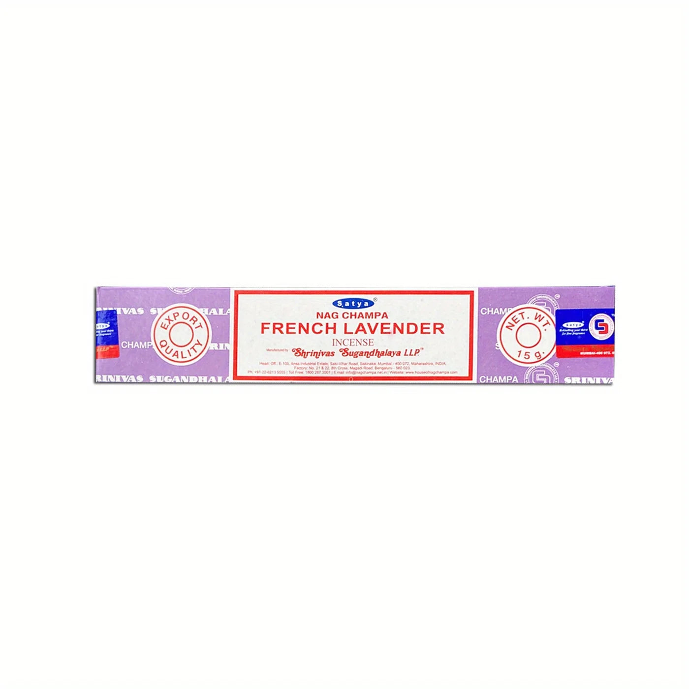 Incense Gift Set Nag Champa, Super hit, Dragon's Blood, Sandalwood, Patchouli, Lavender, Positive Vibes, 15 g