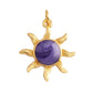 Trendy Shining Moon Star Sun Tellurion Celestial Compass Charm Pendant Gold Colour, Jewelry Necklace Bracelet Making Supply S39