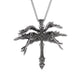 New Retro Six Winged Angel Cross Pendant Necklace keychain European American Unique Exaggerated Fashion Accessory Wholesale