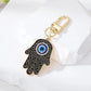 Turkish Blue Evil Eye Keychain Luckly Owl Elephant Butterfly Tortoise Charms With Key Holder Handbag Decorations For Women Men