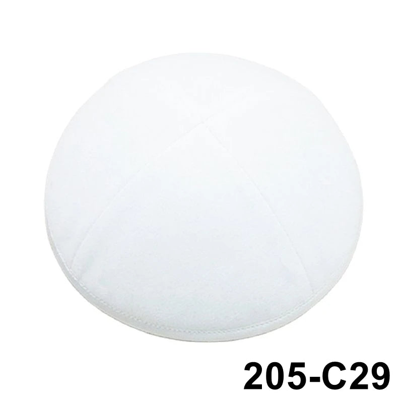 GIU 19cm Jewish Velvet Kippah Kippot Kipa Caps Skullies Beanies Yarmulke Kipot Dome For Wedding And Events
