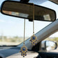 Evil Eye Hamsa Hand Car Hanging Key Chain Amulet  Good Luck Decor Gifts for Auto Rearview Mirror Pendant Decoraction