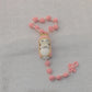 Handmade Christening Baptism wedding engagement Communion birthday Bridal Rosary with Saint Christmas Gift Home Decoration