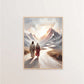 Modern Christian Believer Poster Jesus Praying Shepherd Bible Verse Easter Canvas Painting Wall Art for Kids Room Home Decor