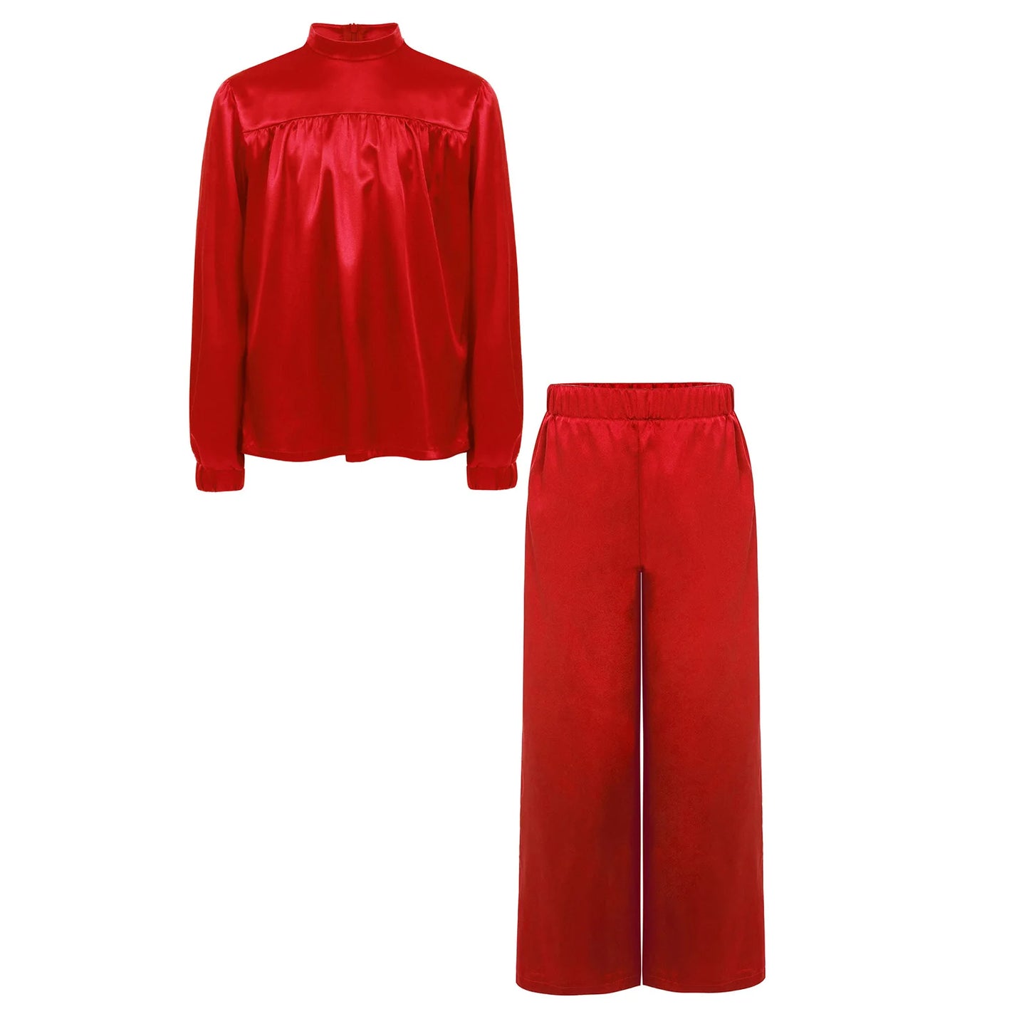 Boys Girls Church Choir Worship Praise Dance Outfit Long Sleeve Top+Robe+Pants Halloween Christian Pastor Priest Cosplay Costume