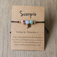 US  Aries Taurus Gemini Cancer Leo Virgo Libra Scorpio Sagittarius Capricorn Aquarius Pisces Gifts for Women Zodiac Bracelet