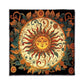 Floral And Sun Tarot Card Tablecloth Altar Cloth Flower Life Spread Tarot Reading Cloth Spiritual Oracle Card Pad