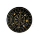 Muy Bien 1PC Wooden Pendulum Board for Divination Meditation Metaphysical Altar Coaster Crystal Base Mat Signs for Home Decor