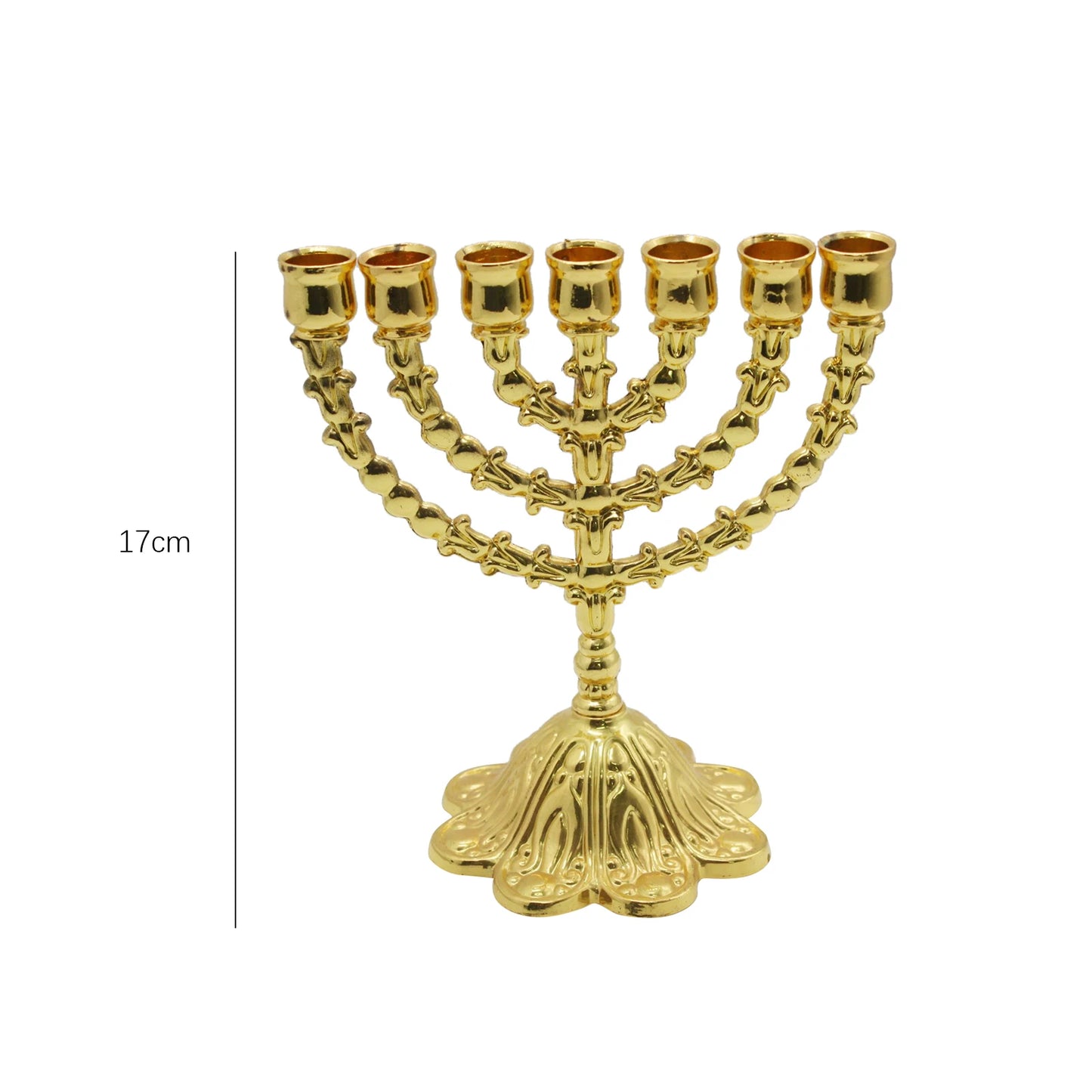 Hanukkah Star Menorah David Candelabra Candle Candlestick Holder Hand Paited Home Decoration Party Festival Candleholder Gifts