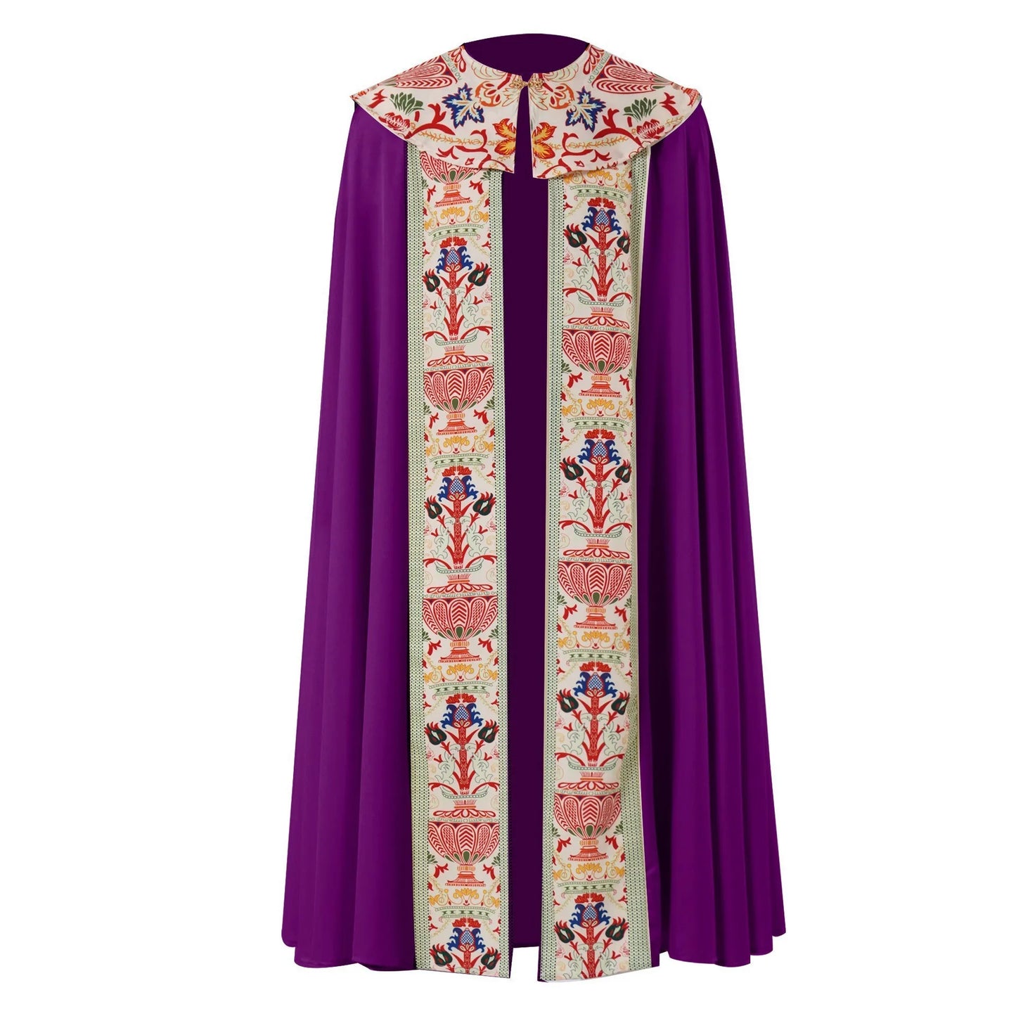 Priest Chasuble Vestments Christian Priest Costumes Adult Catholic Religious Archbishop Clothes Clergy Outfit