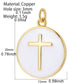 Goth Cross Chrams for Jewelry Making Supplies Golden Angel Charm Stainless Steel Long Chain Dijes Diy Necklace Earring Bracelet