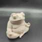 3D Printed Meditation Frog for Desk, Zen Decor & Unique Gift for Adults, Creative Mindful Relaxing Office Home Sculpture