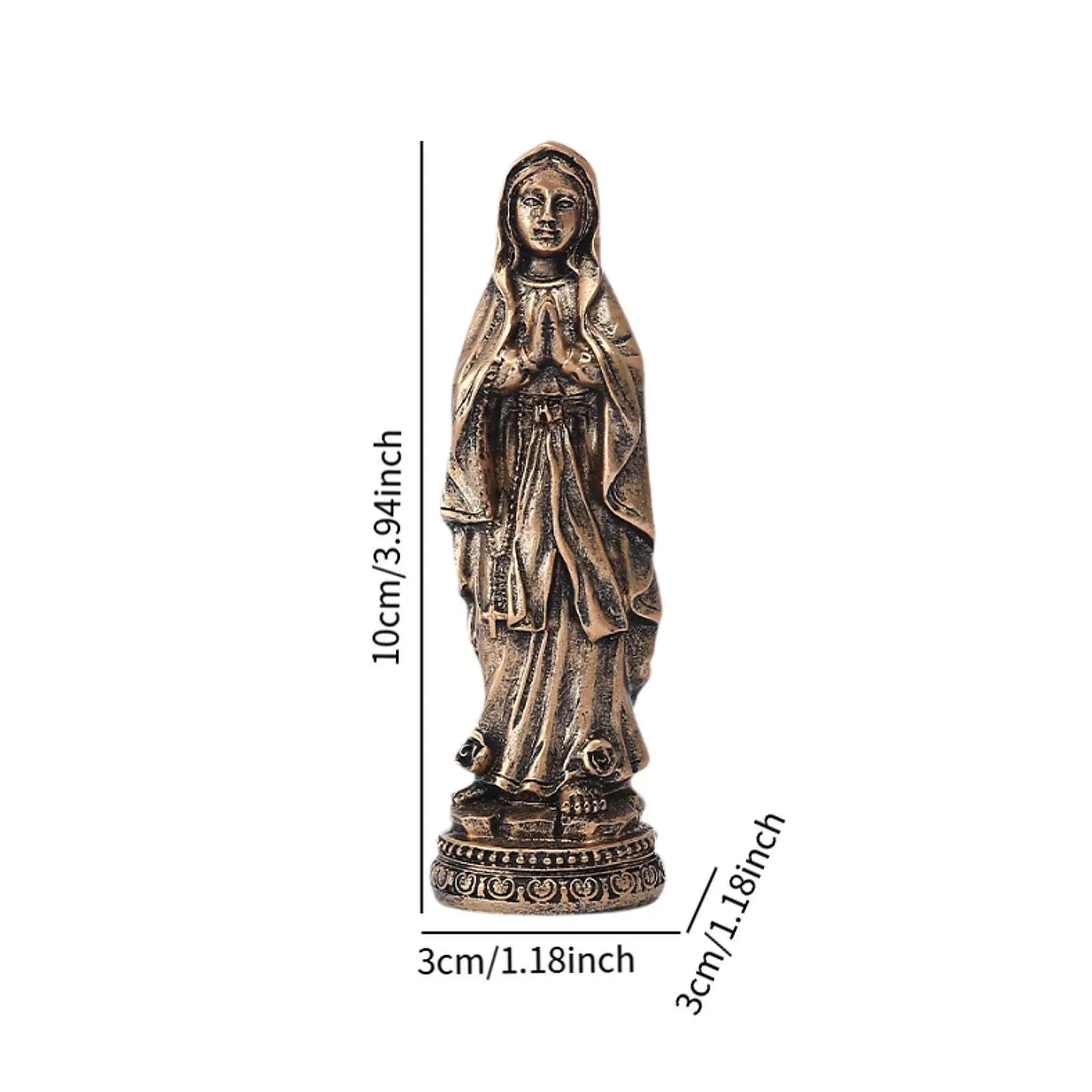 Virgin Mary Statue Blessed Virgin Mother Mary Sculpture for Bedroom Office