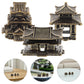 3pcs Brass Tiny Pagoda Model Zen Garden Decor Miniature Asian Ornaments For Aquarium Landscaping Japanese Style Lantern