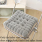 Thickened Cushion with Cushion and Biscuit Long Sitting Cushion Tatami Mat Practical Floor Mat for Homestays Rectangular Cushion