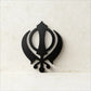 Khanda Icon Acrylic Sign Double Sword Design Wall Art Home Decor Self Adhesive Door