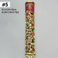 Jewish Mezuzah Case Cover Home Blessing Door Ornaments Delicate Enamel Flowers Embellished Crafts Jewish Traditional Holy Gifts