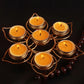 Golden Butter Lamp Holder Metal Lotus Light Cup Candlestick Living Room Restaurant Temples Buddhist Candle Stand Home Decoration