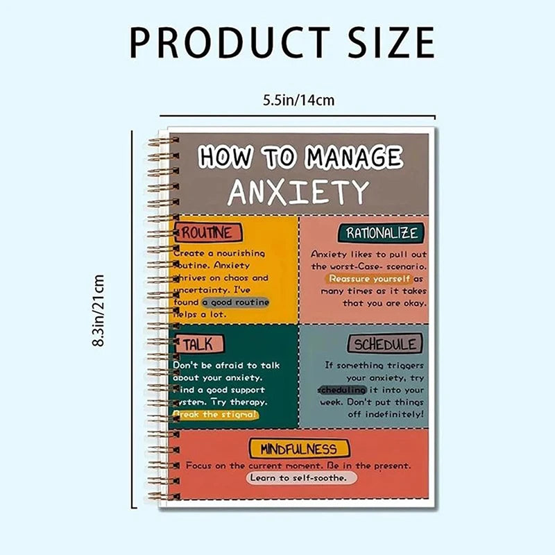 Portable Emotional Regulation Diary Stress Book Emotion Regulation Guide For Mental Health At Home And School