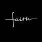 Faith Cross Decal Christian Religious Vinyl Sticker Car Window Decor ,  Women's Christian Laptop Decals for Apple MacBook Decor