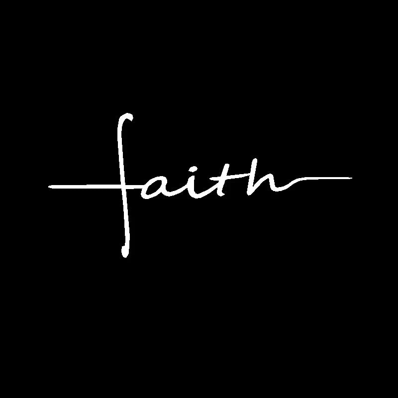 Faith Cross Decal Christian Religious Vinyl Sticker Car Window Decor ,  Women's Christian Laptop Decals for Apple MacBook Decor