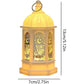 Muslim Ramadan Lantern Decor Ornament EID Mubarak LED Festival Night Light Eid Al Adha Gift Gurbang Ramadan Decoration for Home