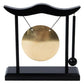 Retro Relaxation Desktop Gong Fortune Creative Copper Bell High Volume Wood Frame Feng Shui Metal Cymbals House Warming