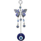 Turkish  Navy Blue Evil Eye Hanging Ornament Butterfly Horseshoe&Elephant Hanging Ornament Blessing Ornament Home Decor