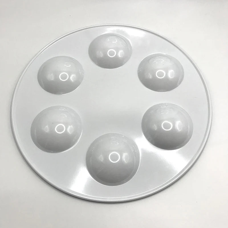 Jewish Passover Seder Plate Melamine Pesach Plates Elegant Blue Renaissance Design Passover Plates Gifts 12inch(30cm)