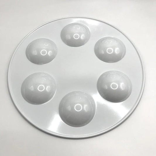 Jewish Passover Seder Plate Melamine Pesach Plates Elegant Blue Renaissance Design Passover Plates Gifts 12inch(30cm)