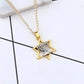 Star of David Necklace for Women Magan Hexagram Pendant Protection Amulet Jewish Jewelry Hanukkah Gift