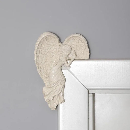 Angel Door Frame Decoration Wing Resin Craft Creative Fashion Goddess Decoration Home Decor Angel Gift Festival Accessory Party