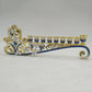 Hanukkah Hand Painted Enamel Menorah Candelabra Chanukah Temple Candlesticks 9 Branches Candle Holder