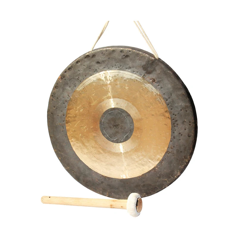 Percussion Musical Instruments Musical Instrument Crotalos Copper Gong Pure 60CM80cm Loud Copper Gong Meditation Accessories