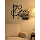 Rustic Iron Religious Wall Art Christian Scripture Sign Weatherproof Outdoor Decor