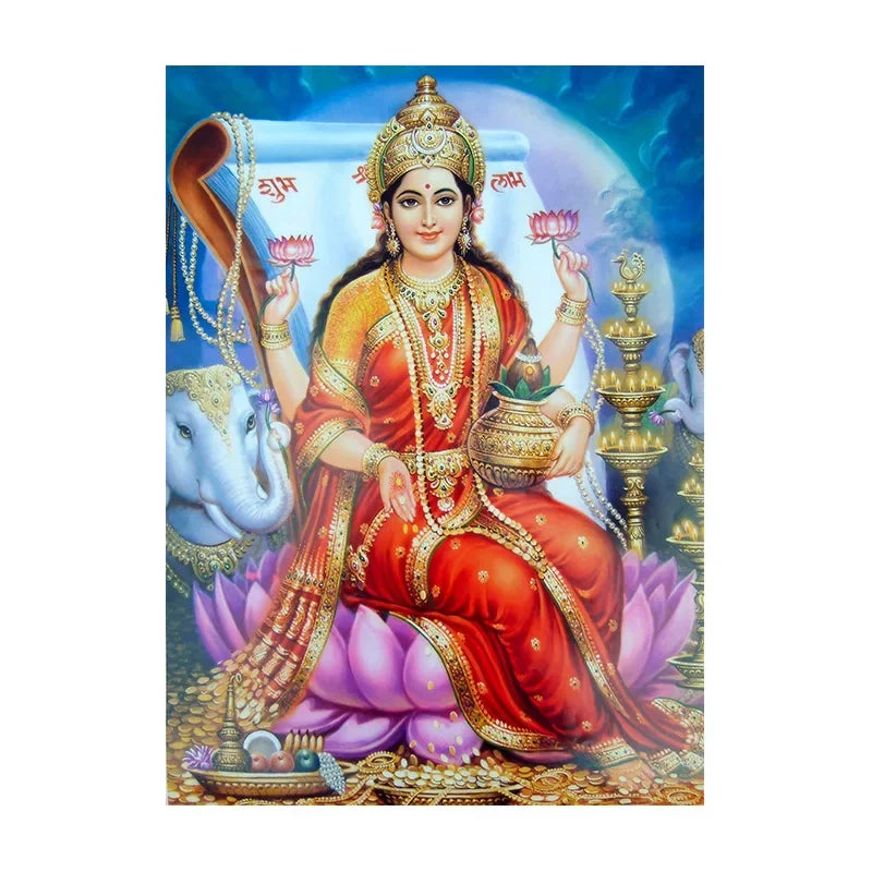 Modern Hindu God Wall Art Lord Shiva Buddha Portrait HD Canvas Oil Painting Poster Prints Home Bedroom Living Room Decoration