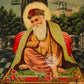 Sikh Historical Art Print of Guru Nanak Dev, Guru Ram Das, Baba Deep Singh & Maharaja Bhupinder Singh Vintage Devotional Poster
