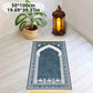 VIKAMAIslamic prayer mat for home worship, Muslim prayer rug suitable for foyer, living room, and travel, portable prayer mat