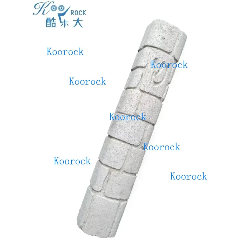 Jerusalem Western Wall Texture Off-White Stone Mezuzah Case,Judaica Cement Crafted Door Blessing Box,Authentic Worn Brick Design