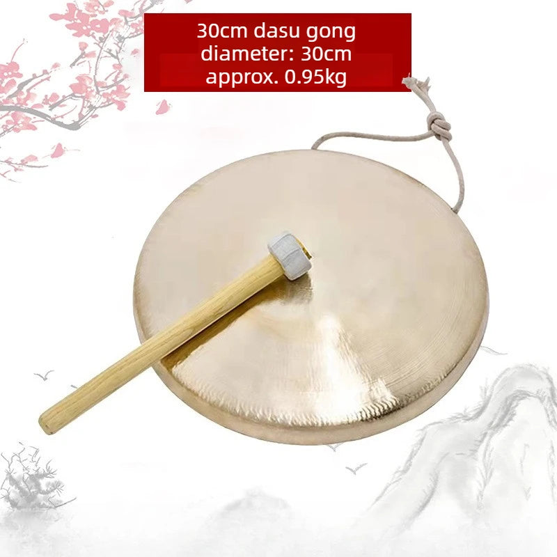 Copper Gong 16-80CM Handmade Gong Sound Healing Meditation Celebration Gongs Practice Cymbals Percussion Musical Instruments