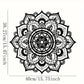 Bohemian Mandala Metal Wall Art - Lotus Flower Design, Zen Home Decor, Easy to Hang for Living Room, Yoga Studio, Meditation Roo