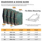 Bible Cover,Bible bag comes with a portable handle, Waterproof PU Leather Zipper Book Cover Bible Bag Bible Carrying Case M-2XL