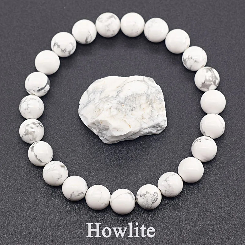 6/8mm Reiki Blue Apatite Bead Bracelet Men Women Natural Stone Blood Circulation Stimulate Enthusiasm Health Care Couple Jewelry