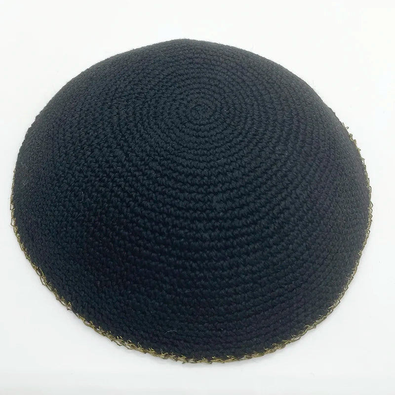 Jewish Kippa 17cm Knitted Kippah Yarmulke Skullcap