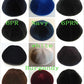 BLACK VELVET JEWISH KIPPAH YARMULKE KIPPOT RIMLESS OR WITH NO RIM